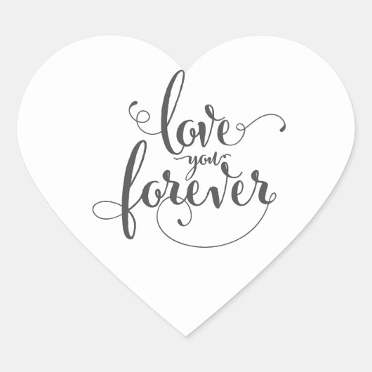 結婚式用シール ハートシール (正面)