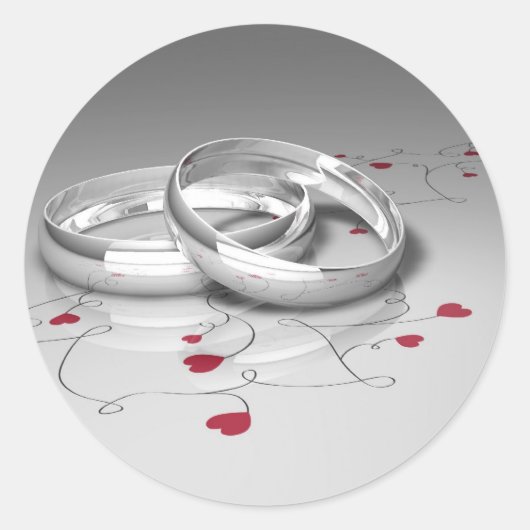 結婚式用シール ラウンドシール (正面)