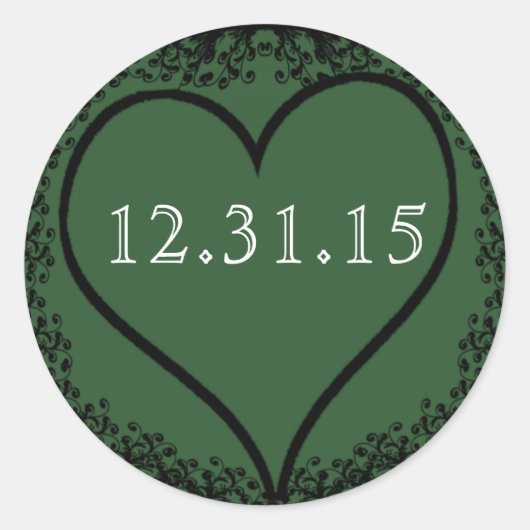 結婚式用シール ラウンドシール (正面)