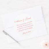 結婚式用シール ラウンドシール (封筒)