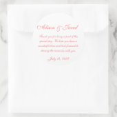 結婚式用シール ラウンドシール (バッグ)