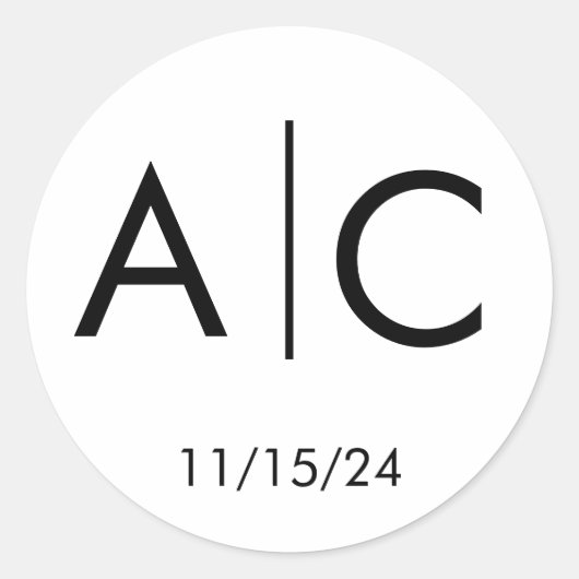 結婚式用シール! ラウンドシール (正面)