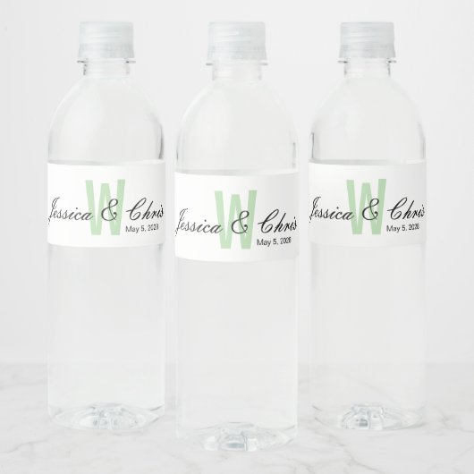 結婚式用ボトルラベル004 ペットボトルラベル (ボトル)