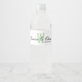 結婚式用ボトルラベル004 ペットボトルラベル (正面)