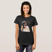 結婚式目前の花嫁パーティー・バチェロレッテパーティーのユーモア溢れるプレゼント Tシャツ (正面フル)