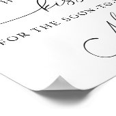 結婚式直前のサインに何キス？ ポスター (角)