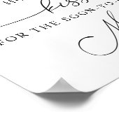 結婚式直前のサインに何キス？ ポスター (角)