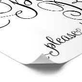 結婚式看板 - オープンバー看板 ポスター (角)