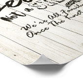 結婚式看板 席を選んで、陣営じゃない ハーブの木 ポスター (角)