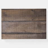 結婚式素朴の前夜の国 ゲストブック (裏面)