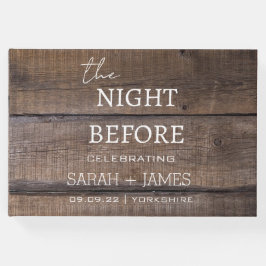 結婚式素朴の前夜の国 ゲストブック