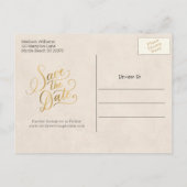 結婚式羊のSave the Dateポストカード 案内ポストカード (裏面)