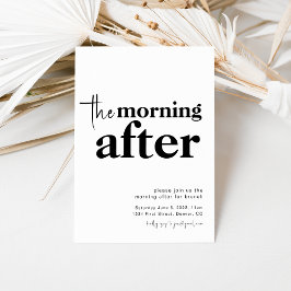 結婚式翌日の朝食パーティー招待状 招待状