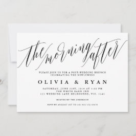 結婚式翌日の朝食会招待状 招待状