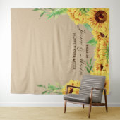 結婚式背景 - ブライダルシャワーの写真小道具 タペストリー (インサイチュ(横))