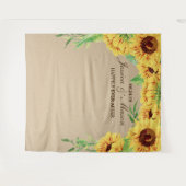 結婚式背景 - ブライダルシャワーの写真小道具 タペストリー (正面(横))