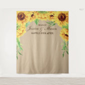 結婚式背景 - ブライダルシャワーの写真小道具 タペストリー (正面)