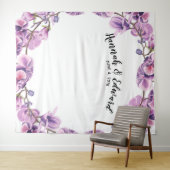 結婚式背景、写真小道具、カスタム植物 タペストリー (インサイチュ(横))