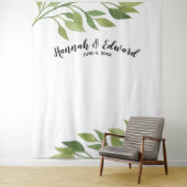 結婚式背景、写真小道具、カスタム植物 タペストリー (インサイチュ)