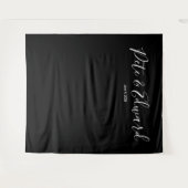 結婚式背景、写真小道具、カスタム背景タ タペストリー (正面(横))