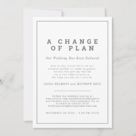 結婚式計画変更のお知らせがストリーミングで配信中 セーブザデート