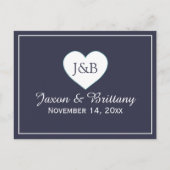 結婚式週末のタイムライン・イテレネーション インビテーションポストカード (裏面)