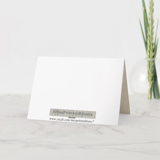 結婚式音楽は白および金ゴールドのピアノとの感謝していしています サンキューカード (裏面)