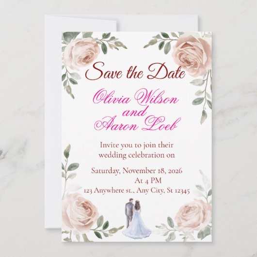 結婚式（おふたりの結婚式のご案内） セーブザデート (正面)