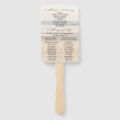 結婚式 アーバー ビーチ ハンドファン (裏面)