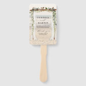 結婚式 アーバー ビーチ ハンドファン (正面)