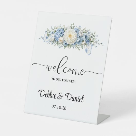 結婚式 ウェルカムペデスタルサイン 台座サイン (正面)