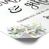 結婚式 ウェルカムボード ユーカリ サイン (角)