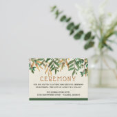 結婚式 エンクロージャーカード (スタンド正面)