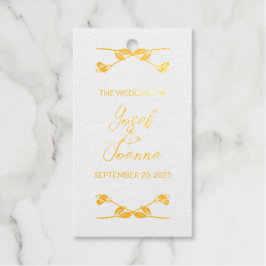 結婚式 カスタム ホイル ギフトタグ