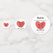 結婚式 カップル ブライダルシャワー コンフェッティ (裏面)