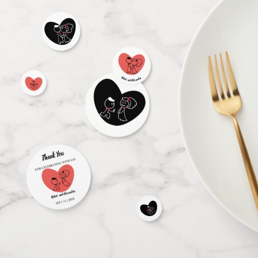 結婚式 カップル ブライダルシャワー コンフェッティ (グループ)