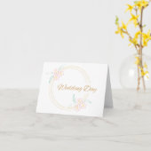 結婚式 カード (黄色い花)