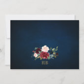 結婚式 キャンセル 延期 計画変更のお知らせ 招待状 (裏面)