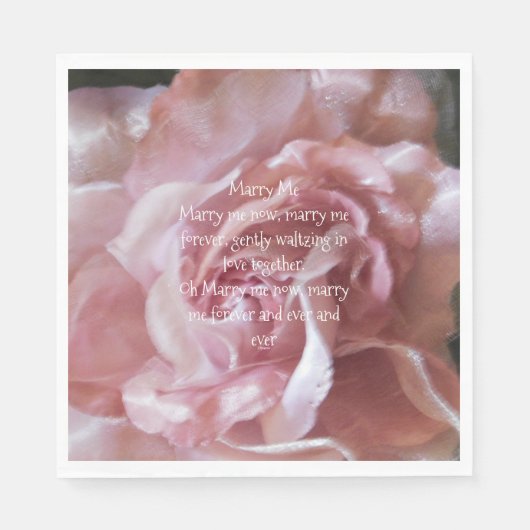 結婚式 キャンバス スタンダードランチョンナプキン (正面)