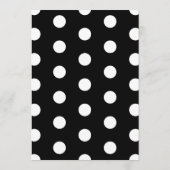 結婚式 ゲストブック サイン 黒 白 水玉 (裏面)