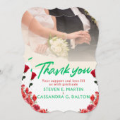 結婚式　サンキューカード サンキューカード (正面/裏面)
