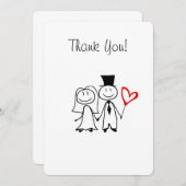 結婚式　サンキューカード サンキューカード (正面/裏面)