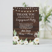 結婚式 サンキュー カード 木 白 花 (スタンド正面)