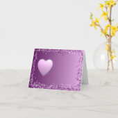 結婚式、シャワーおよび多くのためのハートのメッセージカード カード (黄色い花)