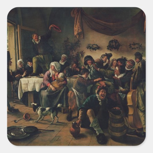 結婚式 スクエアシール (正面)