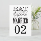 結婚式 | テーブルナンバー (スタンド正面)