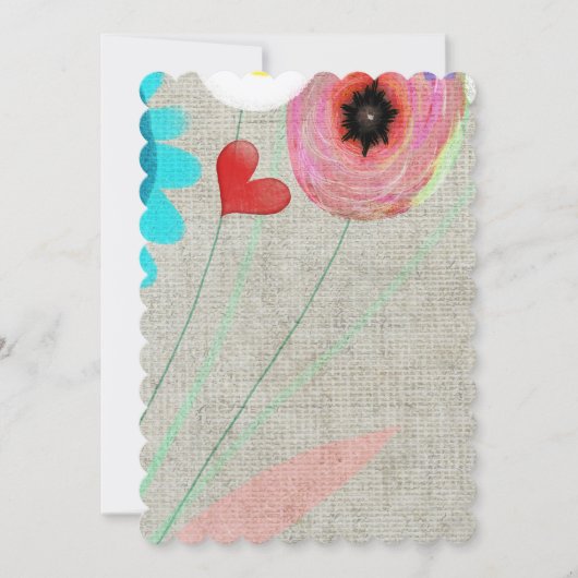 結婚式 テーブル番号 招待状 (正面)