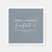 結婚式 ナプキン 面白い事実 スタンダードカクテルナプキン (正面)