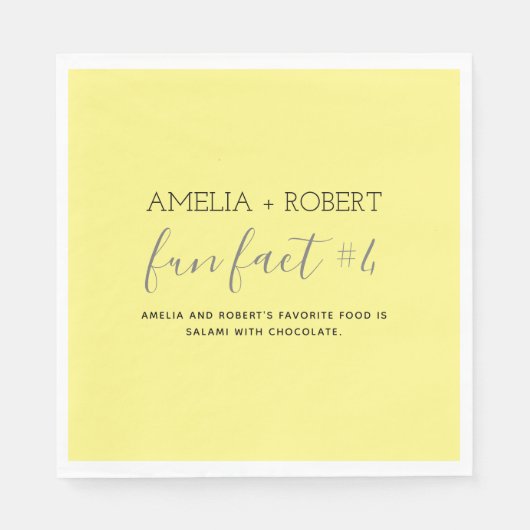 結婚式 ナプキン 面白い事実 スタンダードランチョンナプキン (正面)