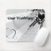 結婚式/バレンタインデーを個人化して下さい マウスパッド (マウス)